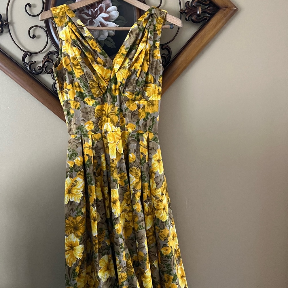 Vintage 1960’s Waikiki SPORTS Hawaiian cocktail  DRESS 1961 Honolulu HTF Size 14